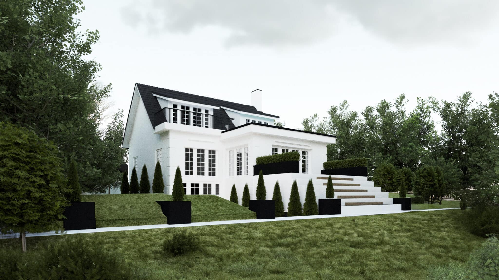 DG55 — facade set forfra